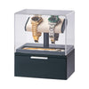 Premium Wooden Watch Stand Display Box - Elegant Storage and Display Solution for 2 Watches with Accessory Valet Tray
