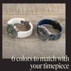 FKM Rubber Watch Strap with Butterfly Clasp – Cut to Size Quick Release Watch Band