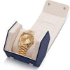 Napa Leather Watch Case for Men - Single Slot Luxury Watch Roll Storage Organizer & Display